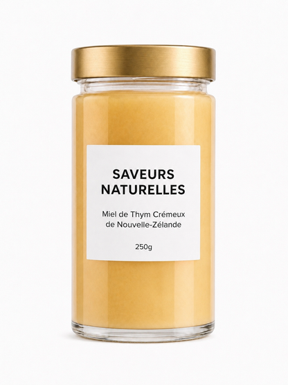 🌿 Miel de Thym Crémeux Nouvelle-Zélande